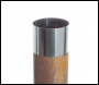Sealey DG110 Dellonda Outdoor/Garden/Patio Conical Chiminea, Fireplace, Fire Pit, Heater, H127cm - Corten Steel