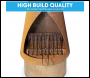 Sealey DG110 Dellonda Outdoor/Garden/Patio Conical Chiminea, Fireplace, Fire Pit, Heater, H127cm - Corten Steel
