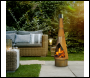 Sealey DG110 Dellonda Outdoor/Garden/Patio Conical Chiminea, Fireplace, Fire Pit, Heater, H127cm - Corten Steel