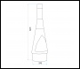 Sealey DG110 Dellonda Outdoor/Garden/Patio Conical Chiminea, Fireplace, Fire Pit, Heater, H127cm - Corten Steel