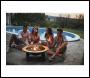 Sealey DG111 Dellonda 76cm Deluxe Traditional Style Fire Pit/Fireplace/Outdoor Heater - Slate