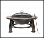 Sealey DG111 Dellonda 76cm Deluxe Traditional Style Fire Pit/Fireplace/Outdoor Heater - Slate
