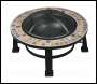 Sealey DG111 Dellonda 76cm Deluxe Traditional Style Fire Pit/Fireplace/Outdoor Heater - Slate