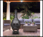 Sealey DG112 Dellonda Deluxe 360° Chiminea/Fire Pit/Outdoor Heater - Antique Bronze Finish - DG112