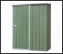 Sealey DG113 Dellonda Galvanized Steel Storage Shed with Pent Style Roof 150 x 80 x 190cm - Green