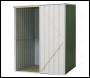 Sealey DG114 Dellonda Galvanized Steel Storage Shed with Pent Style Roof 151 x 151 x 200cm - Green
