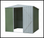 Sealey DG115 Dellonda Galvanized Steel Storage Shed with Apex Style Roof 230 x 230 x 220cm - Green