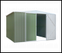 Sealey DG116 Dellonda Galvanized Steel Storage Shed with Apex Style Roof 300 x 300 x 220cm - Green