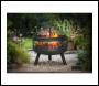 Sealey DG117 Dellonda Deluxe Fire Pit Fireplace Outdoor Patio Heater, Cooking Grill & Poker 61cm