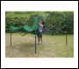 Sealey DG128 Dellonda Premium 2 x 2m Pop-Up Gazebo, Heavy Duty, PVC Coated,  Water-Resistant Fabric, Supplied with Carry Bag, Rope, Stakes & Weight Bags - Dark Green Canopy