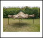 Sealey DG130 Dellonda Premium 3 x 3m Pop-Up Gazebo, PVC Coated, Water-Resistant Fabric, Supplied with Carry Bag, Rope, Stakes & Weight Bags - Beige Canopy