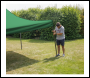Sealey DG132 Dellonda Premium 3 x 3m Pop-Up Gazebo, PVC Coated, Water-Resistant Fabric, Supplied with Carry Bag, Rope, Stakes & Weight Bags - Dark Green Canopy