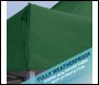 Sealey DG132 Dellonda Premium 3 x 3m Pop-Up Gazebo, PVC Coated, Water-Resistant Fabric, Supplied with Carry Bag, Rope, Stakes & Weight Bags - Dark Green Canopy