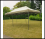 Sealey DG138 Dellonda Premium 3x6m Pop-Up Gazebo, Heavy Duty, PVC Coated, Water-Resistant Fabric Supplied with Carry Bag, Rope, Stakes & Weight Bags - Beige Canopy