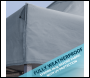 Sealey DG141 Dellonda Premium 3x6m Pop-Up Gazebo, Heavy Duty, PVC Coated, Water-Resistant Fabric, Supplied with Carry Bag, Rope, Stakes & Weight Bags - Grey Canopy