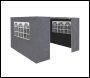 Sealey DG145 Dellonda Premium Side Walls/Doors/Windows for Gazebo/Marquee, Fits 2 x 2m Models - Grey
