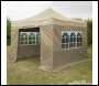 Sealey DG146 Dellonda Premium Gazebo/Marquee Side Walls/Doors/Windows, Fits 3 x 3m Models - Beige