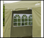 Sealey DG146 Dellonda Premium Gazebo/Marquee Side Walls/Doors/Windows, Fits 3 x 3m Models - Beige