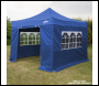 Sealey DG147 Dellonda Premium Gazebo/Marquee Side Walls/Doors/Windows, Fits 3 x 3m Models - Blue