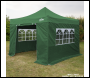 Sealey DG148 Dellonda Premium Gazebo/Marquee Side Walls/Doors/Windows, Fits 3 x 3m Models - Dark Green