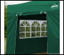 Sealey DG148 Dellonda Premium Gazebo/Marquee Side Walls/Doors/Windows, Fits 3 x 3m Models - Dark Green