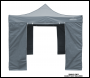 Sealey DG149 Dellonda Premium Gazebo/Marquee Side Walls/Doors/Windows, Fits 3 x 3m Models - Grey