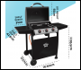 Sealey DG14 Dellonda 3 Burner Gas BBQ Grill with Piezo Ignition & Thermometer