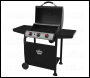 Sealey DG14 Dellonda 3 Burner Gas BBQ Grill with Piezo Ignition & Thermometer
