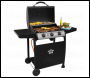 Sealey DG14 Dellonda 3 Burner Gas BBQ Grill with Piezo Ignition & Thermometer