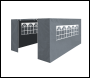 Sealey DG153 Dellonda Premium Side Walls/Doors/Windows for Gazebo/Marquee, Fits 3 x 4.5m Models - Grey