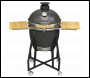 Sealey DG159 Dellonda Deluxe 22 inch (56cm) Ceramic Kamado Style BBQ with Wheeled Stand