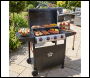 Sealey DG15 Dellonda 4 Burner Gas BBQ Grill with Piezo Ignition & Thermometer
