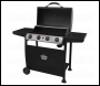 Sealey DG15 Dellonda 4 Burner Gas BBQ Grill with Piezo Ignition & Thermometer