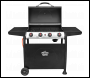 Sealey DG15 Dellonda 4 Burner Gas BBQ Grill with Piezo Ignition & Thermometer