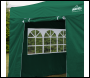 Sealey DG166 Dellonda Premium 3x3m Pop-Up Gazebo & Side Walls, PVC Coated, Water-Resistant Fabric with Carry Bag, Rope, Stakes & Weight Bags - Green