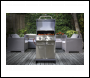 Sealey DG16 Dellonda 3 Burner Deluxe Gas BBQ Grill with Piezo Ignition & Thermometer - Stainless Steel
