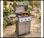Sealey DG16 Dellonda 3 Burner Deluxe Gas BBQ Grill with Piezo Ignition & Thermometer - Stainless Steel