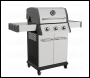Sealey DG16 Dellonda 3 Burner Deluxe Gas BBQ Grill with Piezo Ignition & Wheels - Stainless Steel