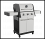 Sealey DG16 Dellonda 3 Burner Deluxe Gas BBQ Grill with Piezo Ignition & Thermometer - Stainless Steel