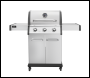 Sealey DG16 Dellonda 3 Burner Deluxe Gas BBQ Grill with Piezo Ignition & Thermometer - Stainless Steel