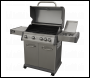 Sealey DG17 Dellonda 4+1 Burner Deluxe Gas BBQ Grill with Piezo Ignition & Thermometer - Stainless Steel