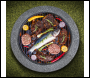 Sealey DG189 Dellonda Round MgO Fire Pit with BBQ Grill, Ø60cm, Safety Mesh Screen - Dark Grey