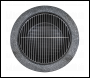 Sealey DG189 Dellonda Round MgO Fire Pit with BBQ Grill, Ø60cm, Safety Mesh Screen - Dark Grey