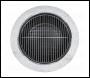 Sealey DG190 Dellonda Round MgO Fire Pit with BBQ Grill, Ø75cm, Safety Mesh Screen - Light Grey