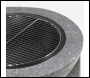 Sealey DG191 Dellonda Round MgO Fire Pit with BBQ Grill, Ø75cm, Safety Mesh Screen - Dark Grey