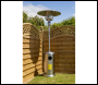 Sealey DG2 Dellonda Outdoor Garden Gas Patio Heater 13kW Commercial & Domestic Use, Stainless Steel