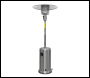 Sealey DG2 Dellonda Outdoor Garden Gas Patio Heater 13kW Commercial & Domestic Use, Stainless Steel