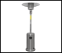 Sealey DG2 Dellonda Outdoor Garden Gas Patio Heater 13kW Commercial & Domestic Use, Stainless Steel