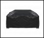 Sealey DG239 Dellonda 89cm Rectangular Outdoor Fire Pit, Antique Bronze Effect, Supplied with Water-Resistant Drawstring Cover