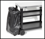 Sealey DG263 Dellonda Plancha Trolley with Utensil Holder - Stainless Steel Top